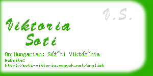 viktoria soti business card